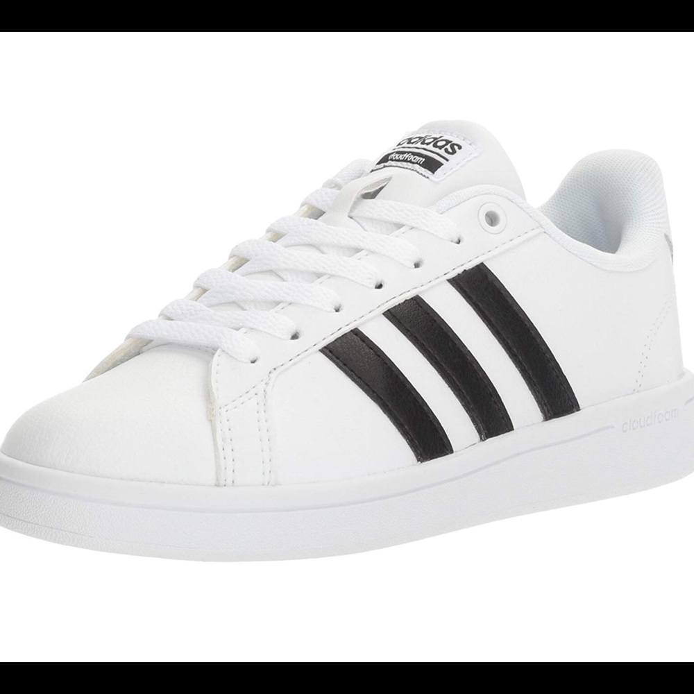 Women’s White Adidas Cloudfoam Sneakers